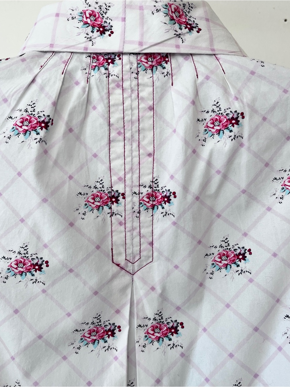 Odille Anthropologie White Short Sleeve Floral Cotton Whimsy Women’s Top Size 10 - Picture 5 of 8
